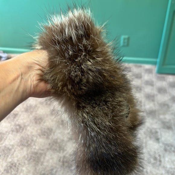 Vintage 100% real Raccoon fur 3/4 coat!  Excellent condition! - Picture 12 of 16